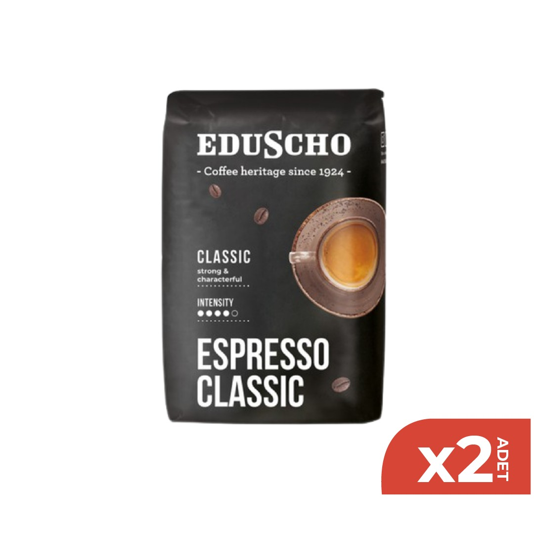 Eduscho Espresso Classic Çekirdek 500 GR 2li