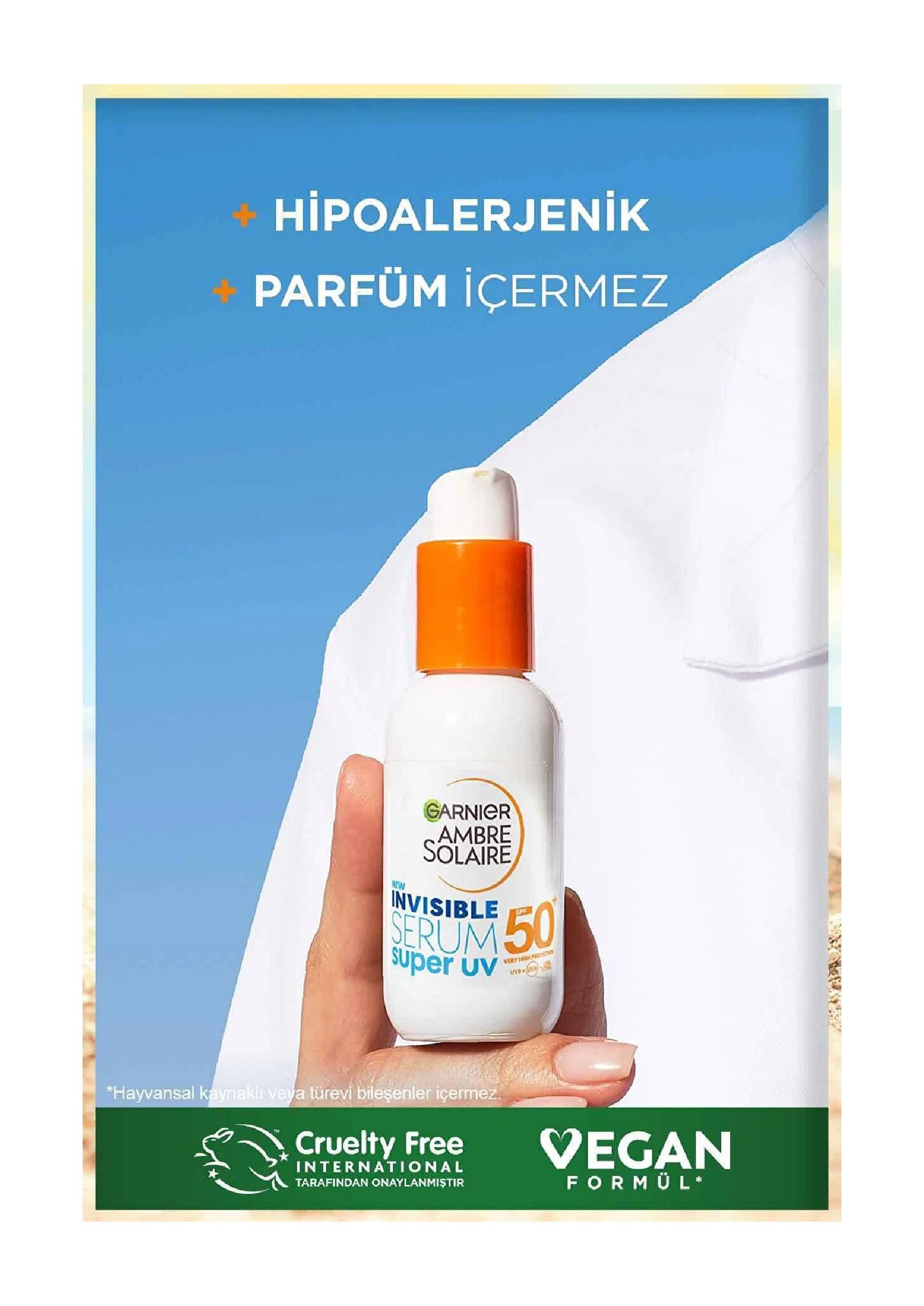Garnier Invisible Spf50 Süper Uv Günlük Güneş Koruyucu Serum 30 ml