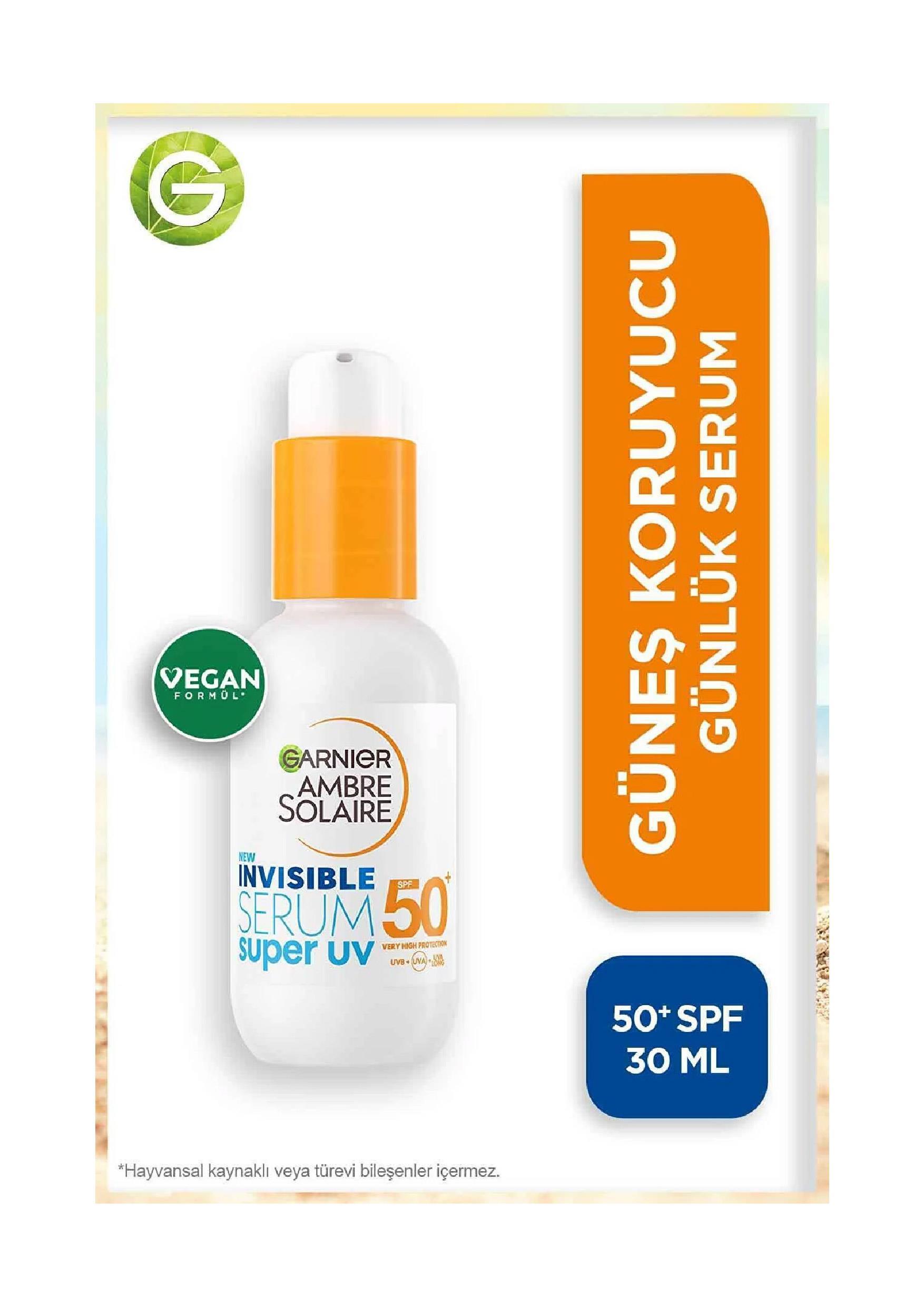 Garnier Invisible Spf50 Süper Uv Günlük Güneş Koruyucu Serum 30 ml