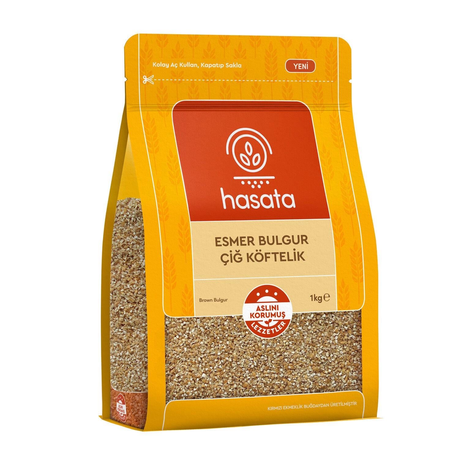 Hasata Esmer Çiğ Köftelik Bulgur 