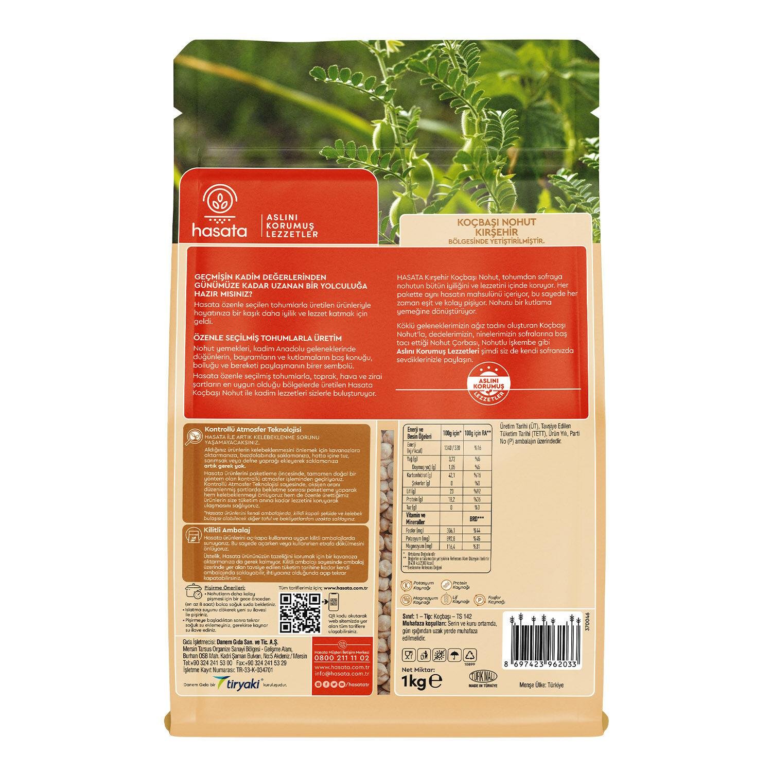Hasata Kırşehir Koçbaşı Nohut 1000 gr