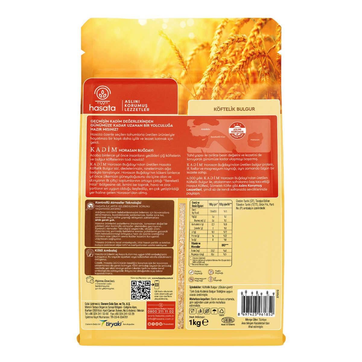 Hasata Köftelik Antep Bulguru 1000 gr(12*