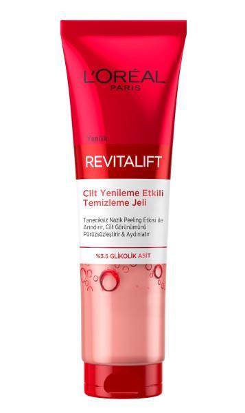 L'Oréal Paris Revitalift Cilt Yenileme Etkili Temizleme Jeli 150 ml- Glikolik Asit