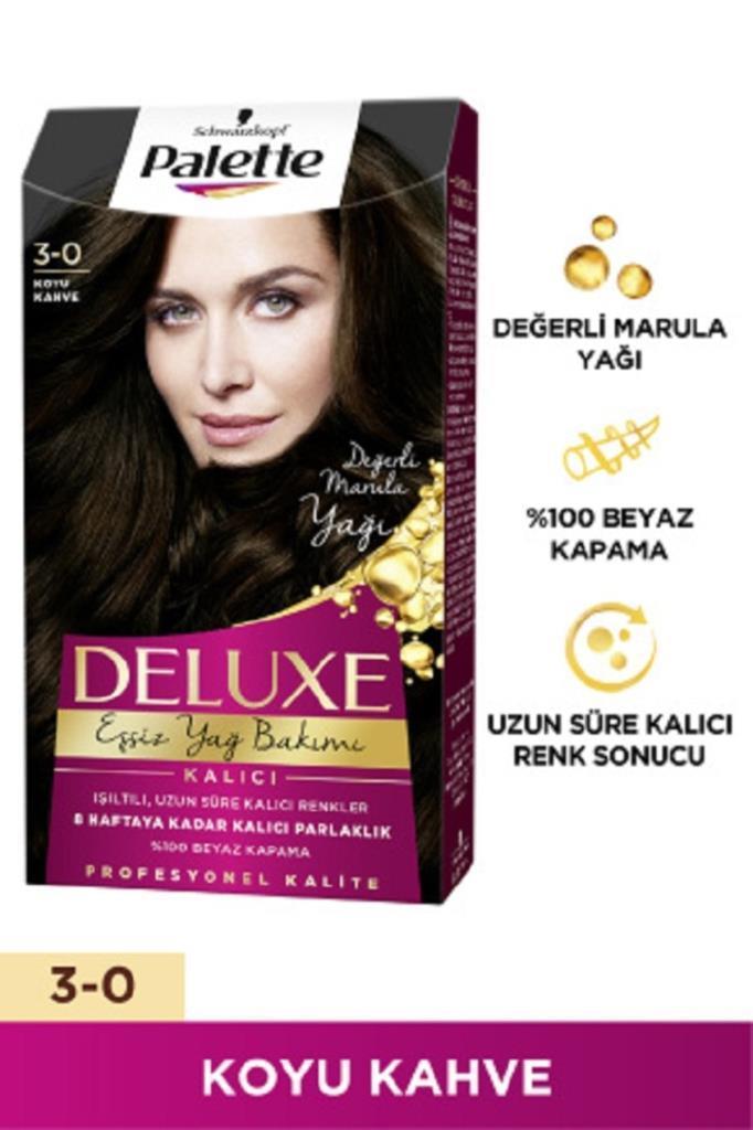 Palette Deluxe Saç Boyası 3-0 Koyu Kahve