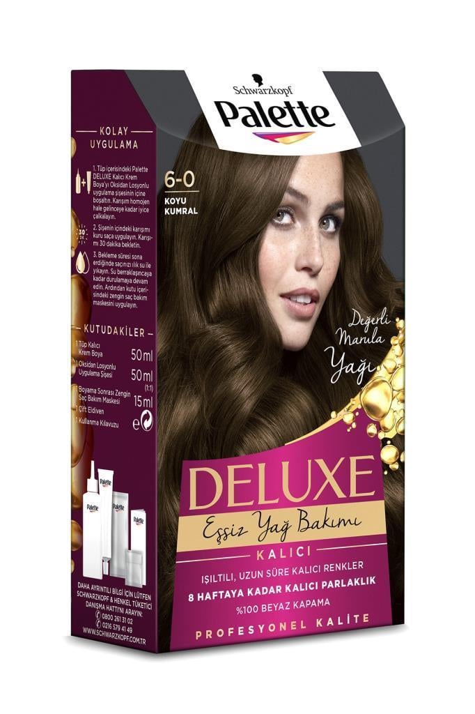 Palette Deluxe Saç Boyası 6-0 Koyu Kumral