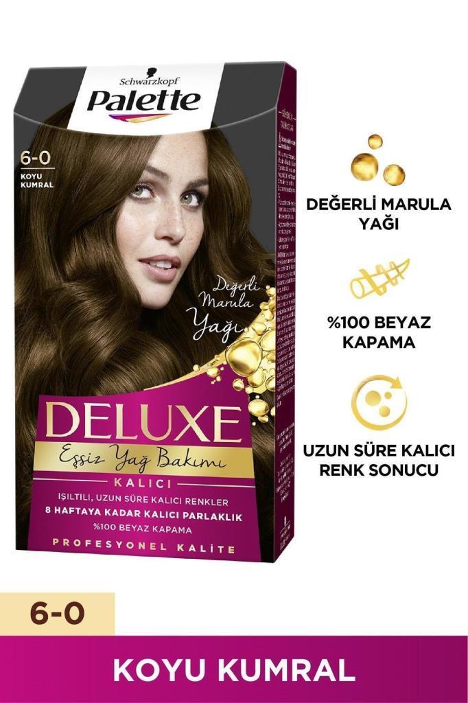 Palette Deluxe Saç Boyası 6-0 Koyu Kumral