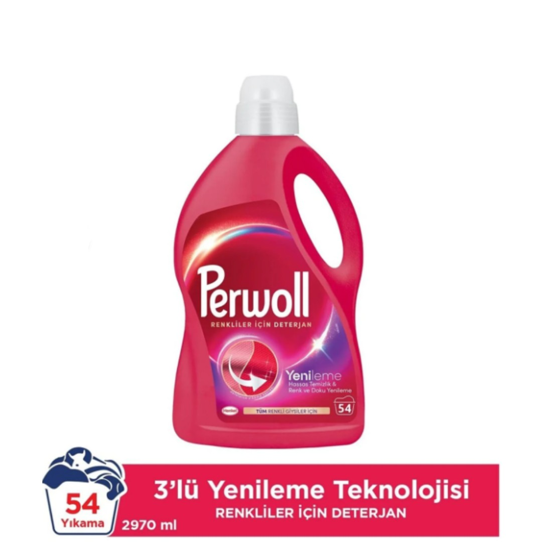 Perwoll 54WL (2,97L) Renkli 3Lx6
