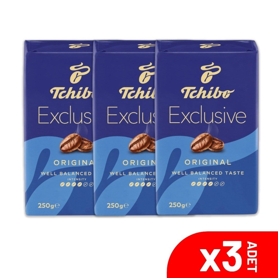 Tchibo Exclusive Filt Kah.250g 3 LÜ
