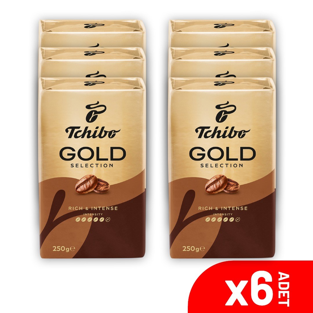 Tchibo Gold Selection Filtre Kahve 250gr 6'lı 