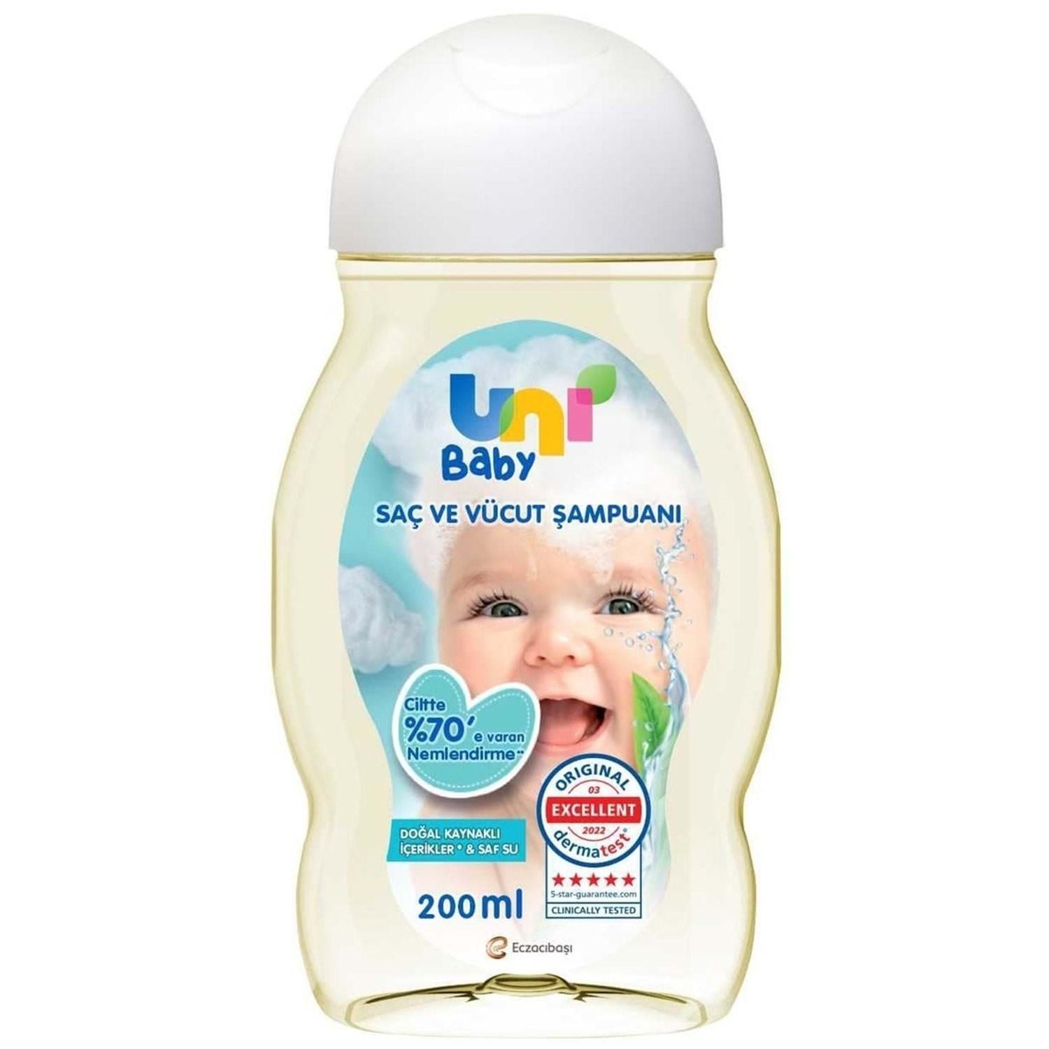 Uni Baby Bebek Saç ve Vücut Şampuanı 200ML