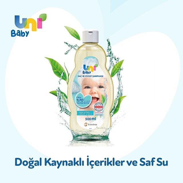 Uni Baby Saç Ve Vücut Şampuan 500 Ml Flip