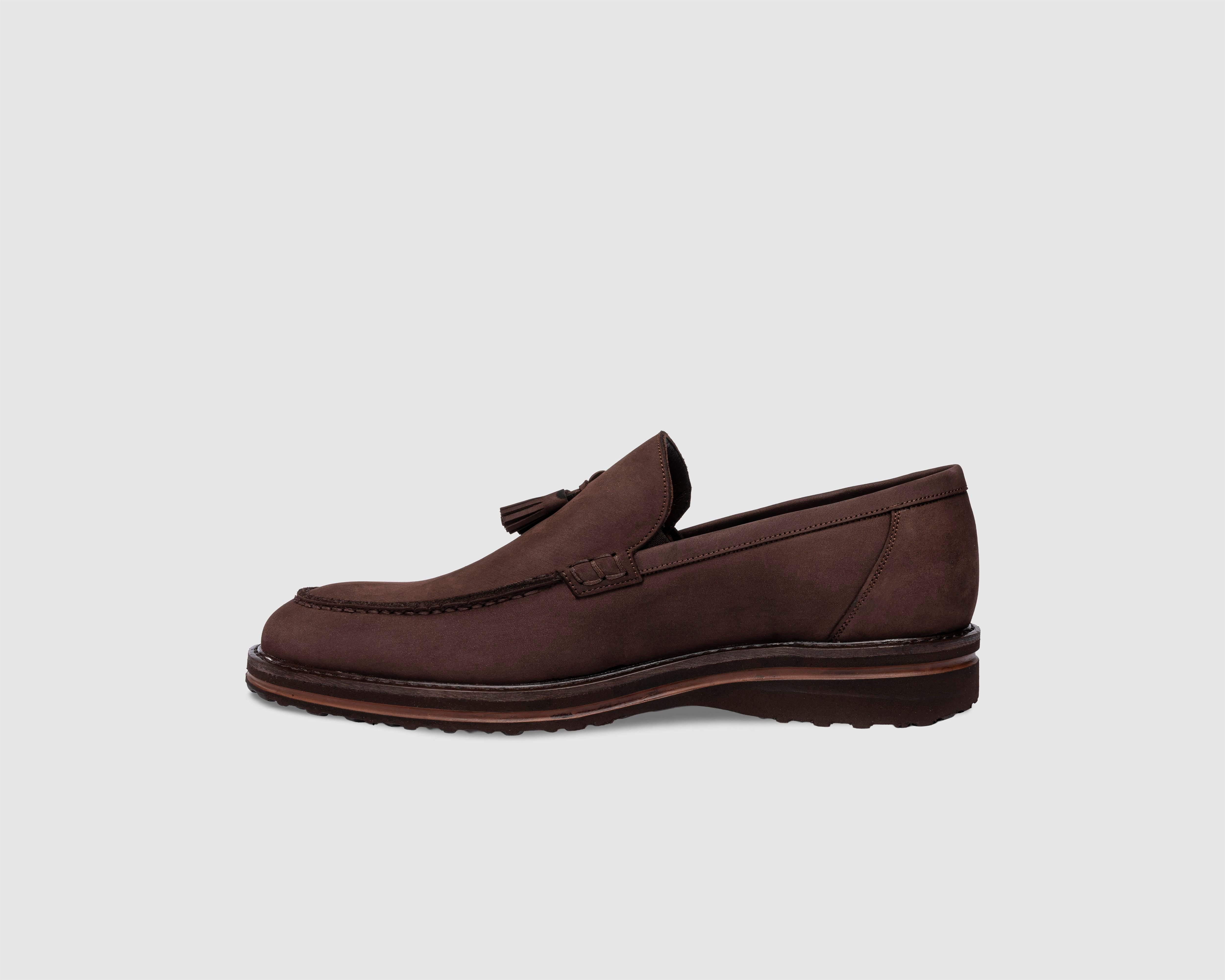Gnd.2434 Püsküllü Nubuk Loafer Ayakkabı