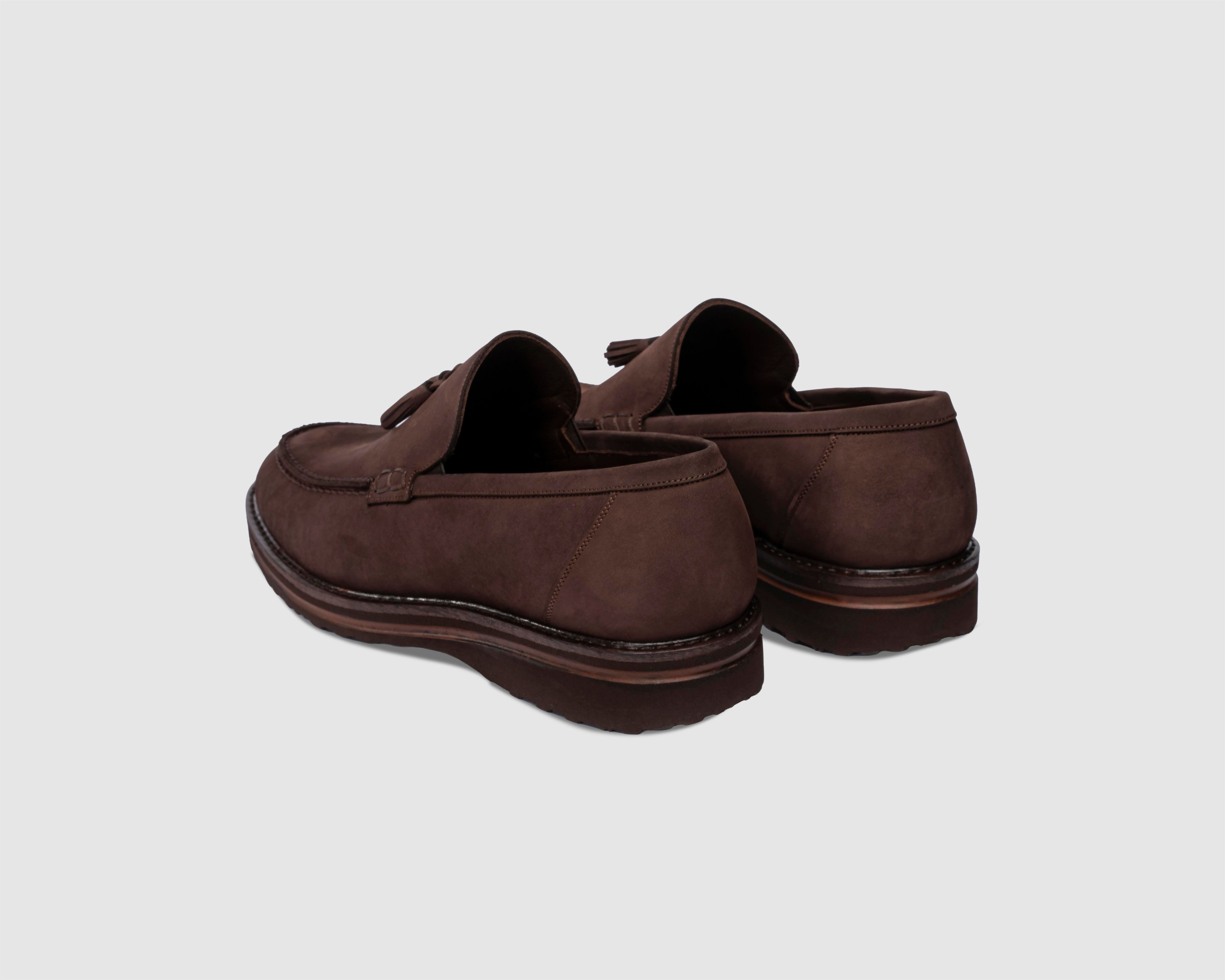 Gnd.2434 Püsküllü Nubuk Loafer Ayakkabı