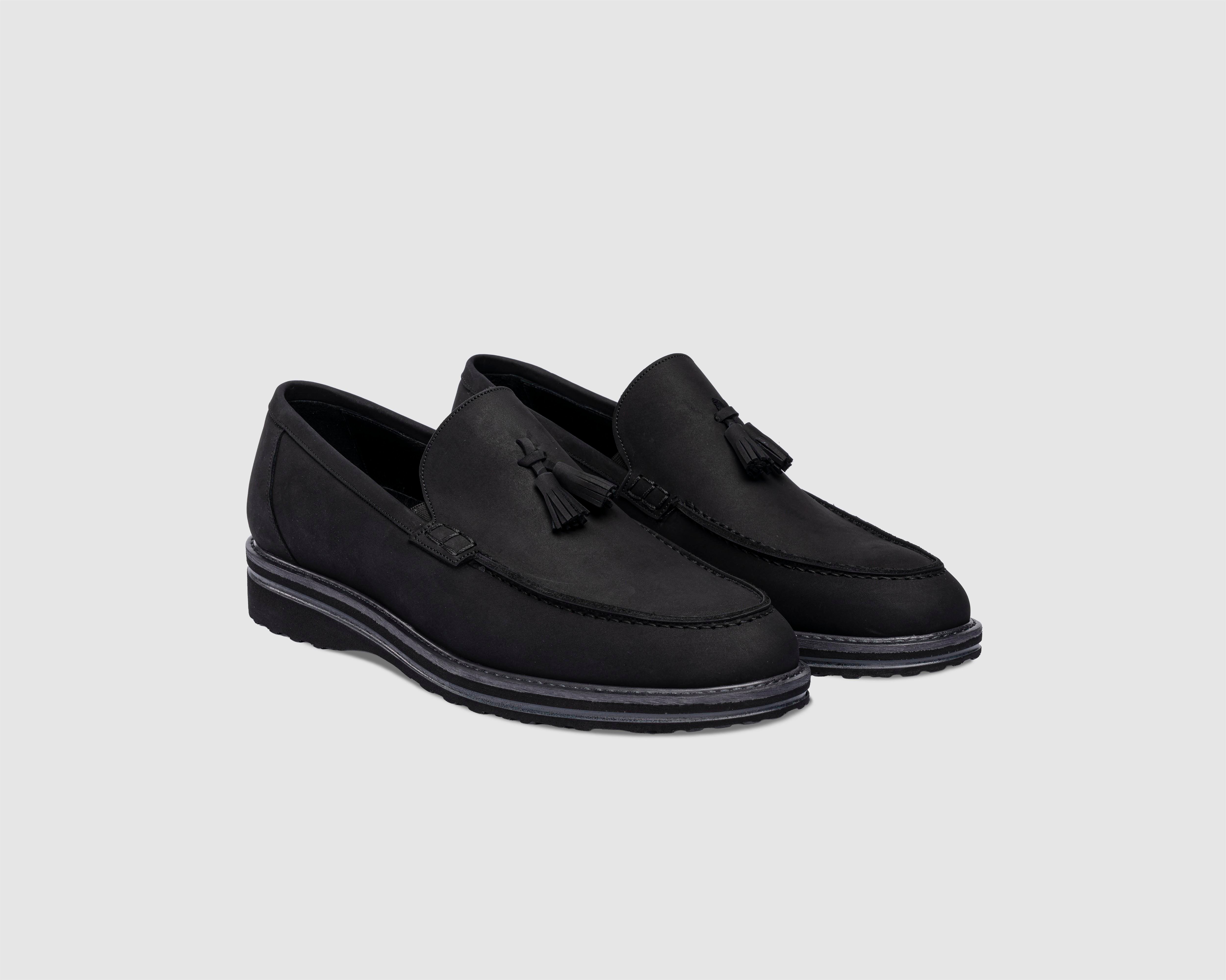 Gnd.2434 Püsküllü Nubuk Loafer Ayakkabı