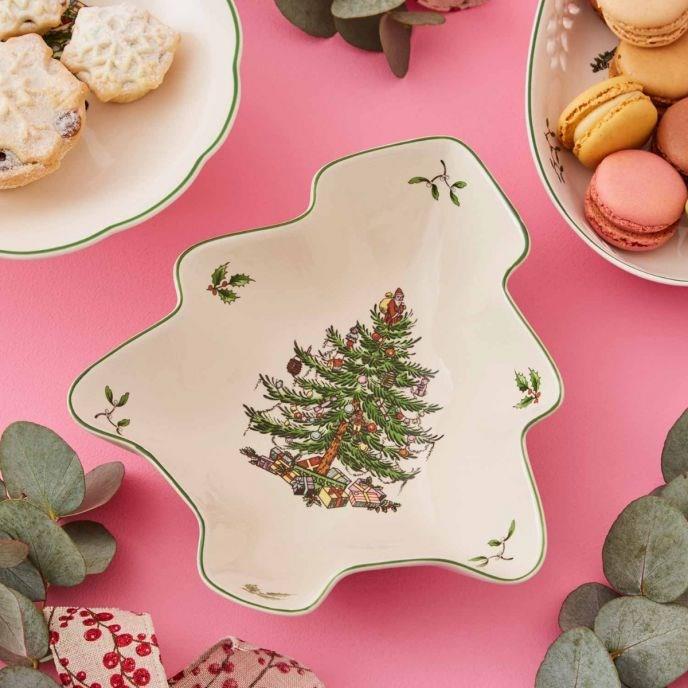 Christamas Tree Servis 20 Cm Ağaç Sekıllı
