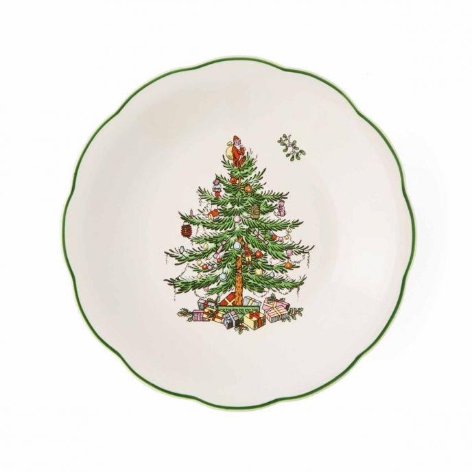Christmas Treefooted Cand Dısh