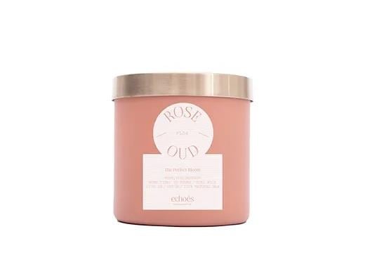 Echoes Mum Rose & Oud Dual Wich Natural Candle 300Gr