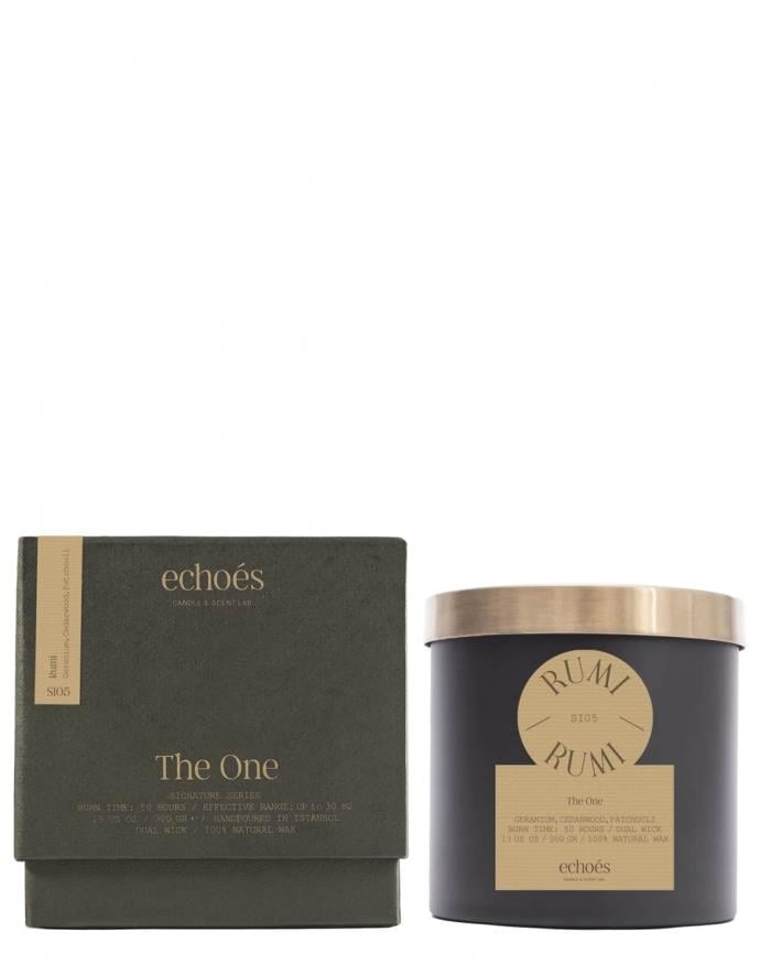 Echoes Mum Rumi Dual Wich Natural Candle 300Gr