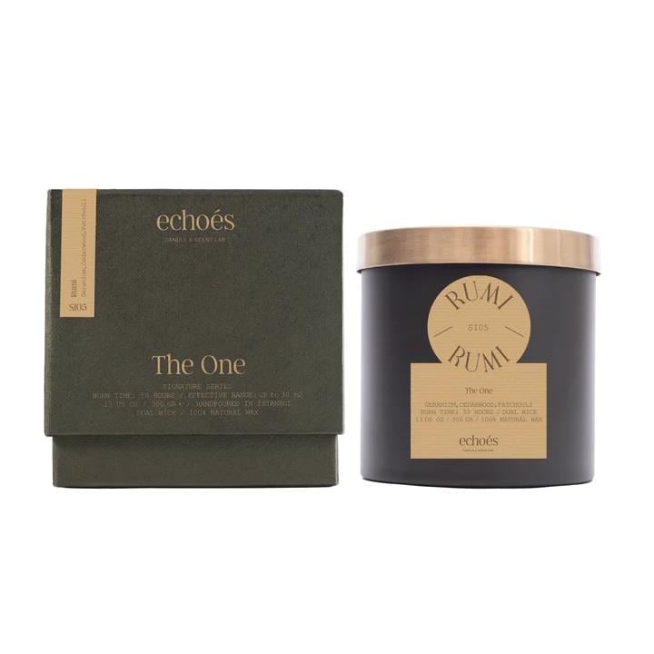 Echoes Mum Rumi Single Wich Natural Candle 150Gr