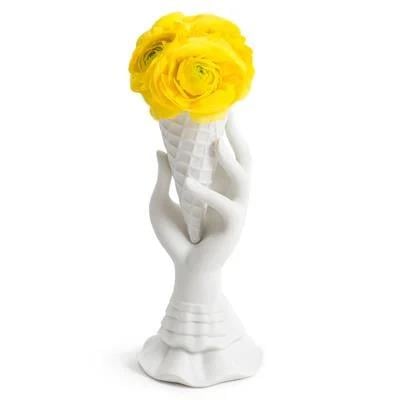 I Scream Vase-White