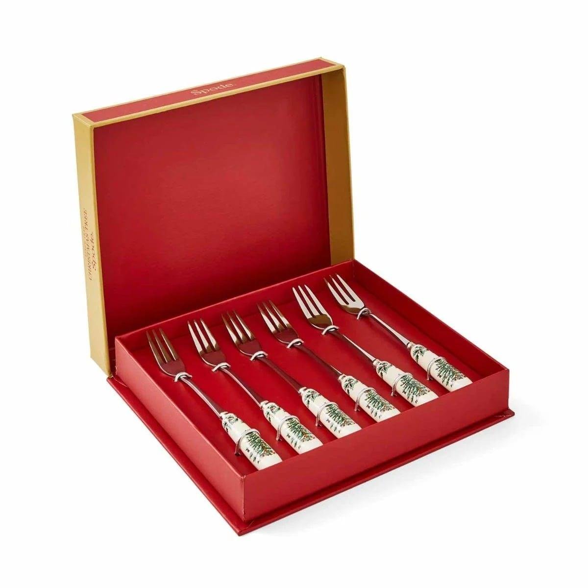 Spode Christmas Tree Pasta Çatalı 6Lı Set