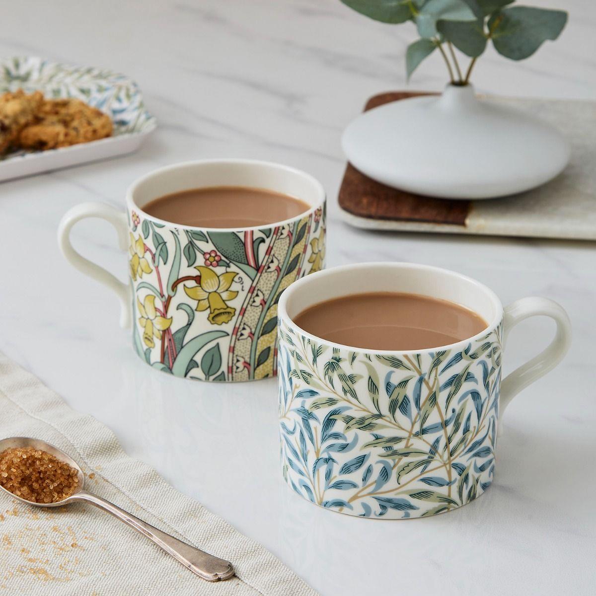 Spode Morrıs & Co Mug 2'Lı (Daff&Wbough) Rw.Mcoj.8726-Xg