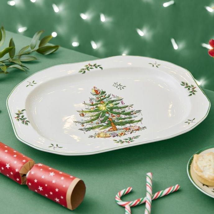 TREE SCULPTED PLATTER