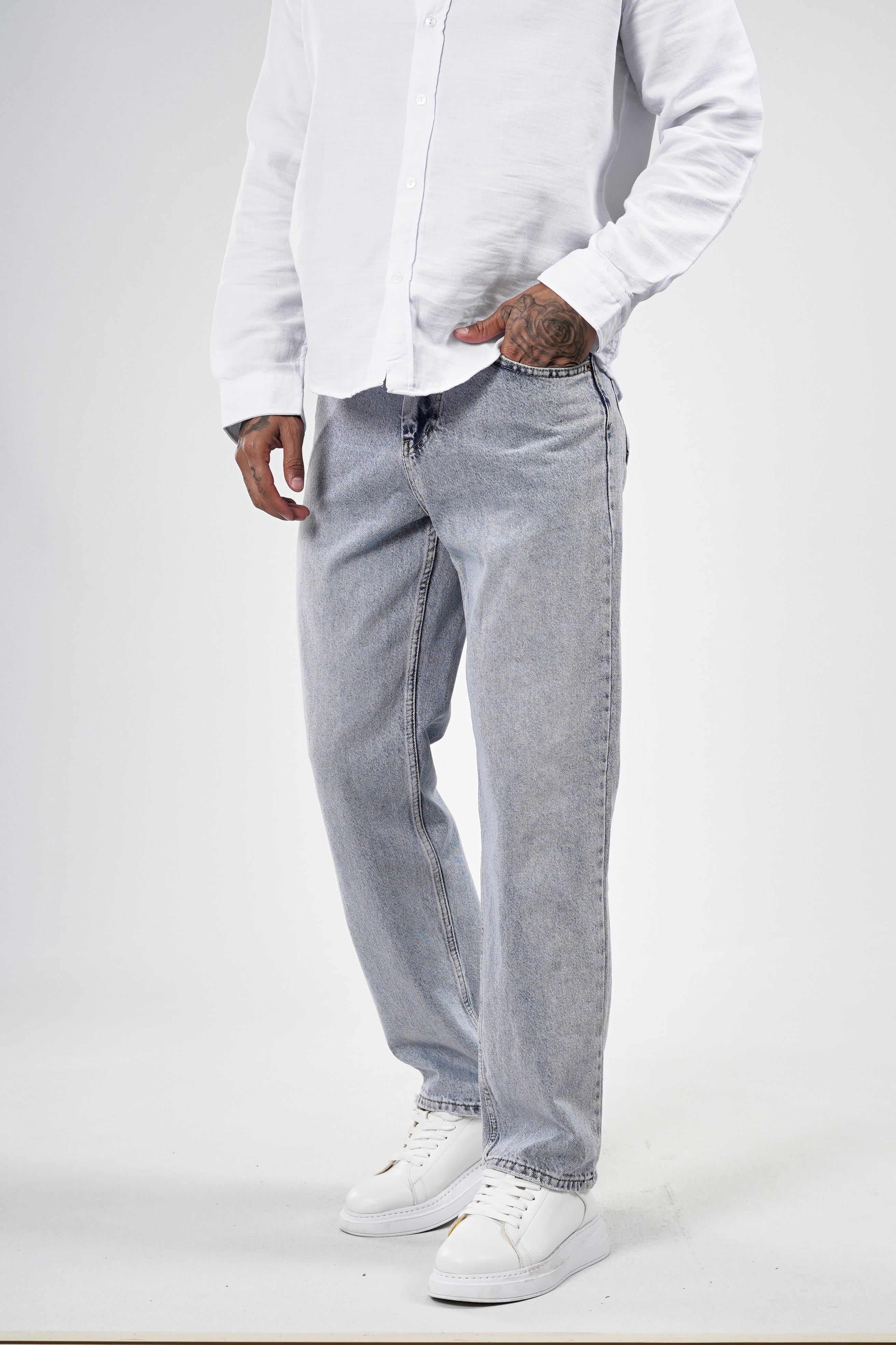 Baggy Fit Kalıp Erkek Jean