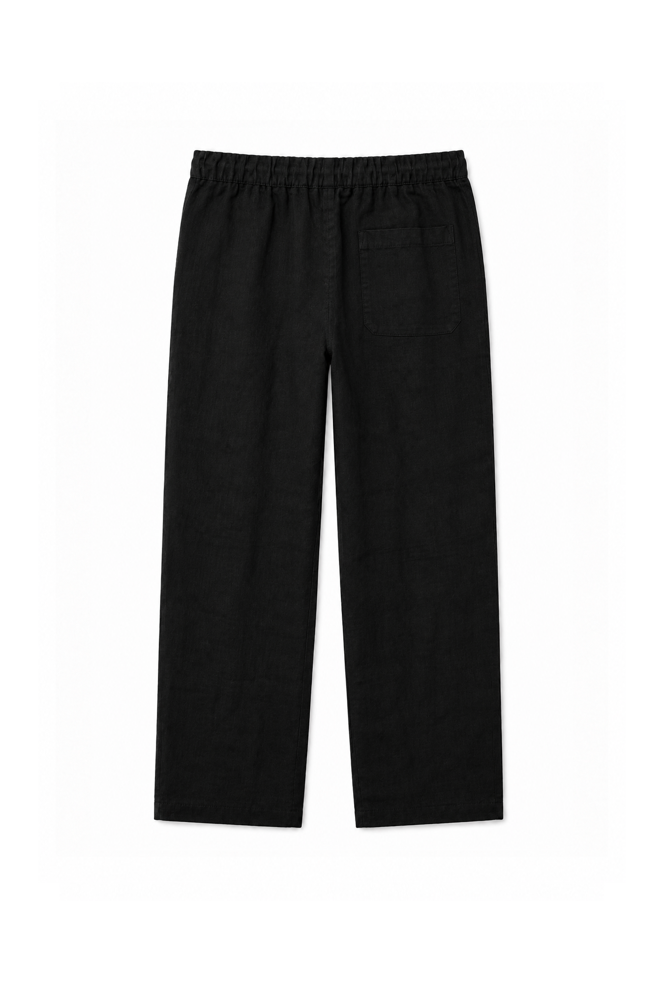 Baggy Kalıp Pamuklu Keten Klasik Pantolon