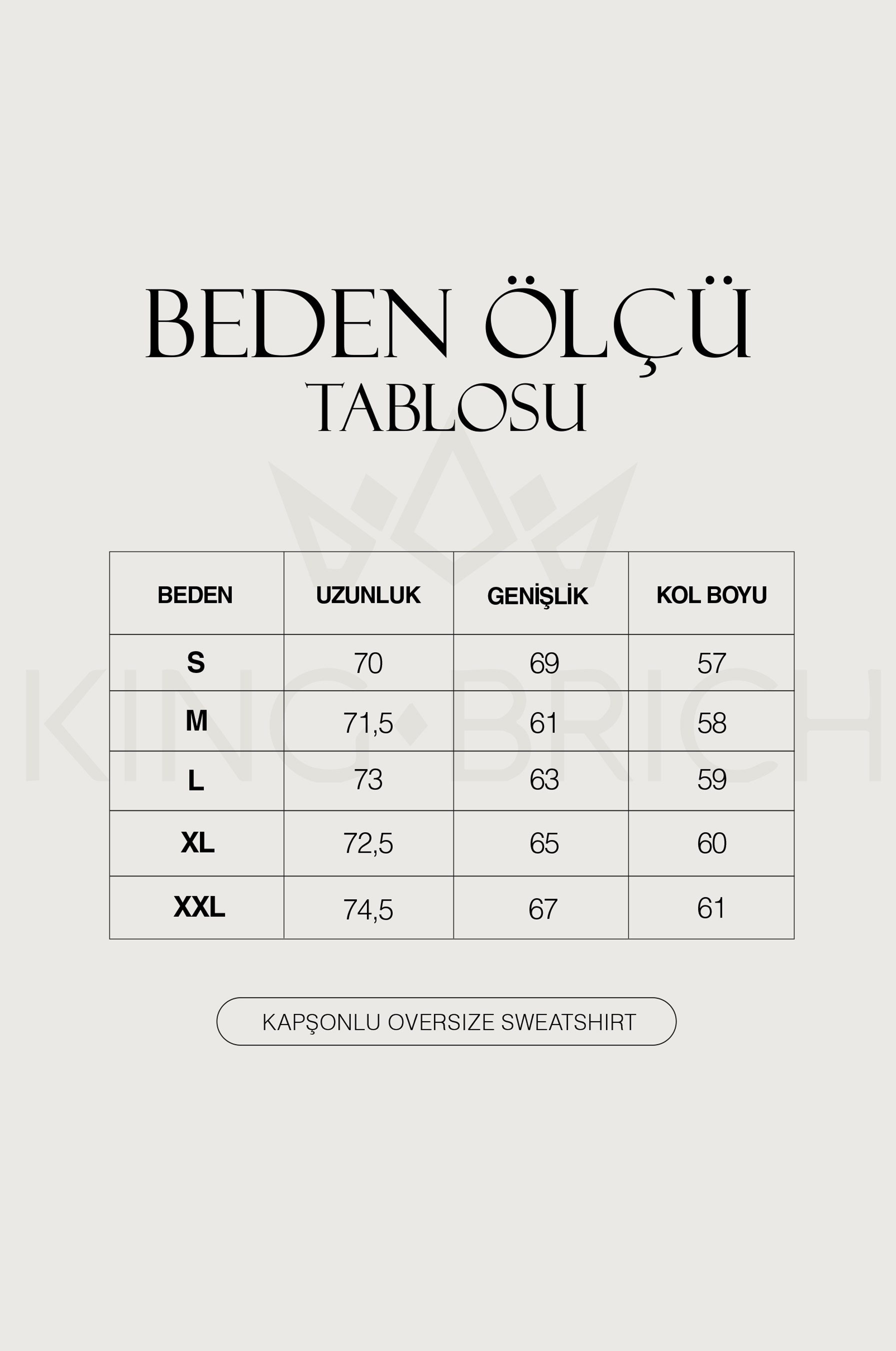 Kapuşonlu Baskılı Oversize Kalıp Unisex Hoodie Sweatshirt