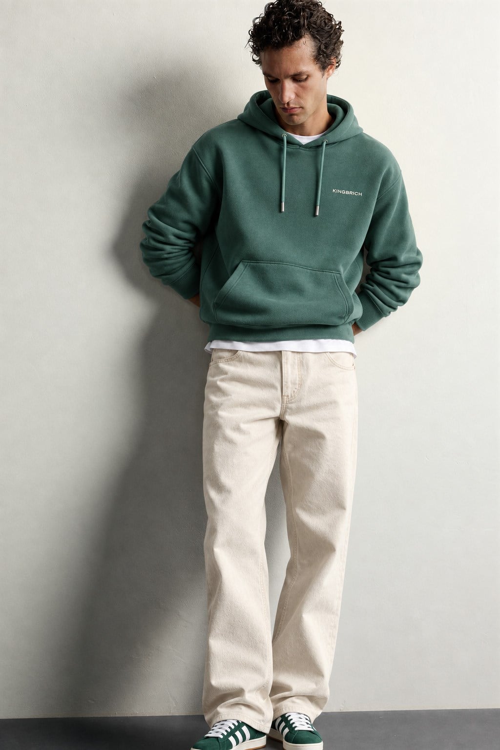Kapuşonlu Baskılı Oversize Kalıp Unisex Hoodie Sweatshirt