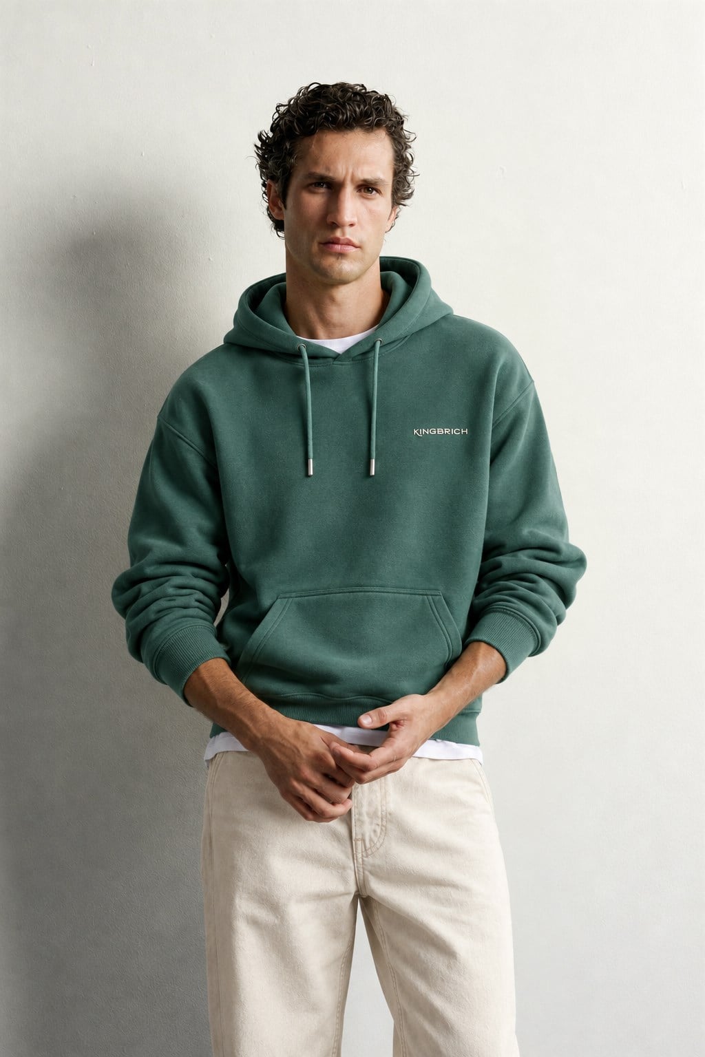 Kapuşonlu Baskılı Oversize Kalıp Unisex Hoodie Sweatshirt