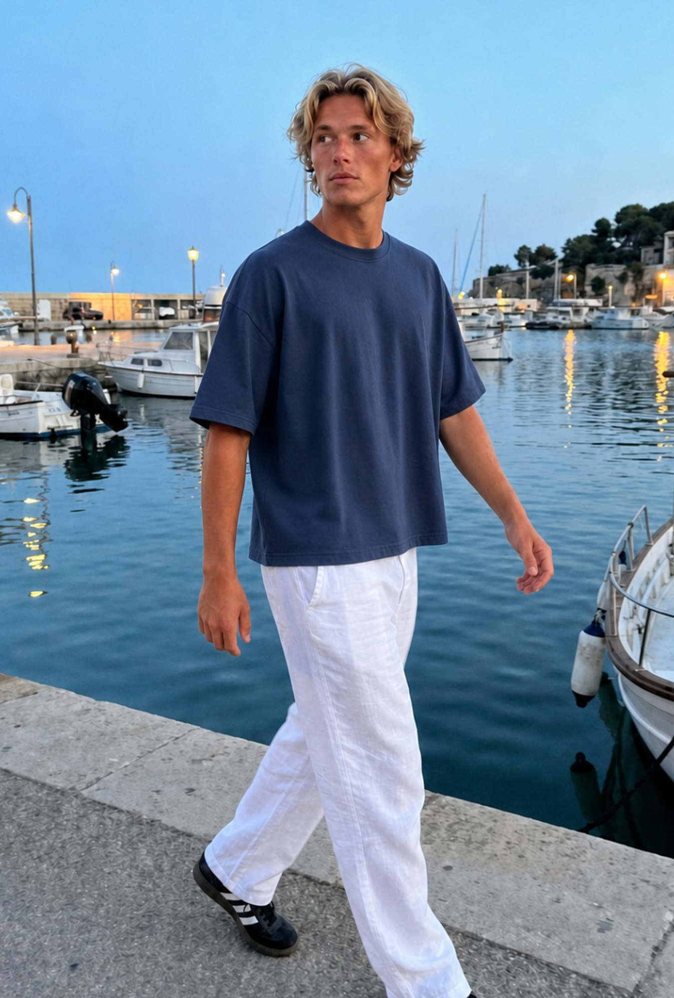 Oversize Kalıp Basic %100 Pamuklu Erkek Tişört