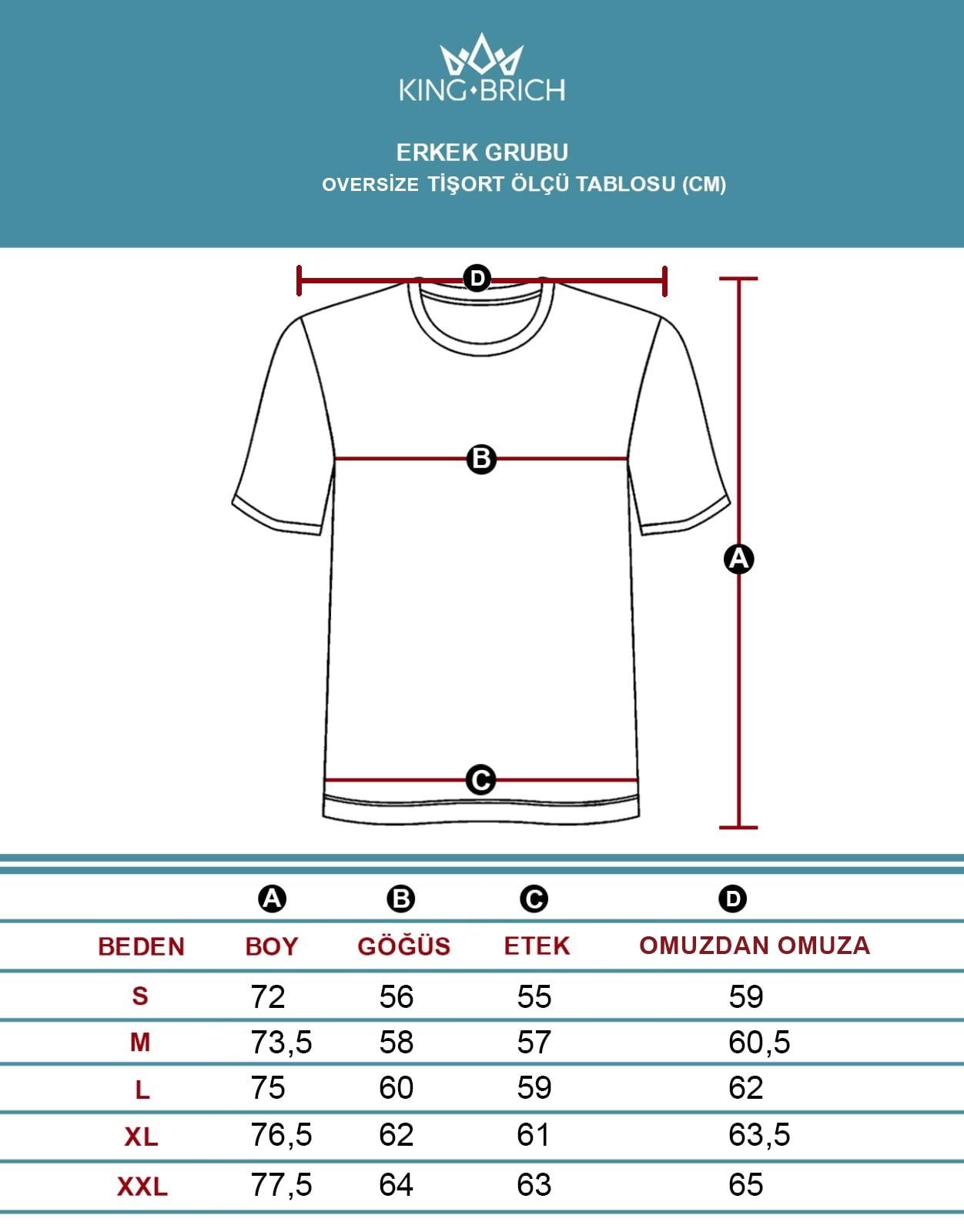 Oversize Kalıp Osmanlı Çarşı Baskılı Unisex Tişört