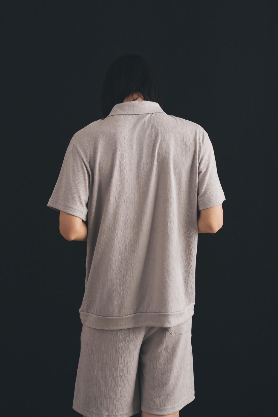 Regular Kalıp Jakarlı T-Shirt Şort Alt Üst Erkek Takım