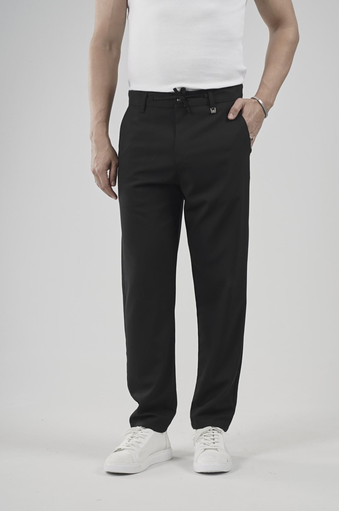 Skinny Kalıp Kumaş Pantolon