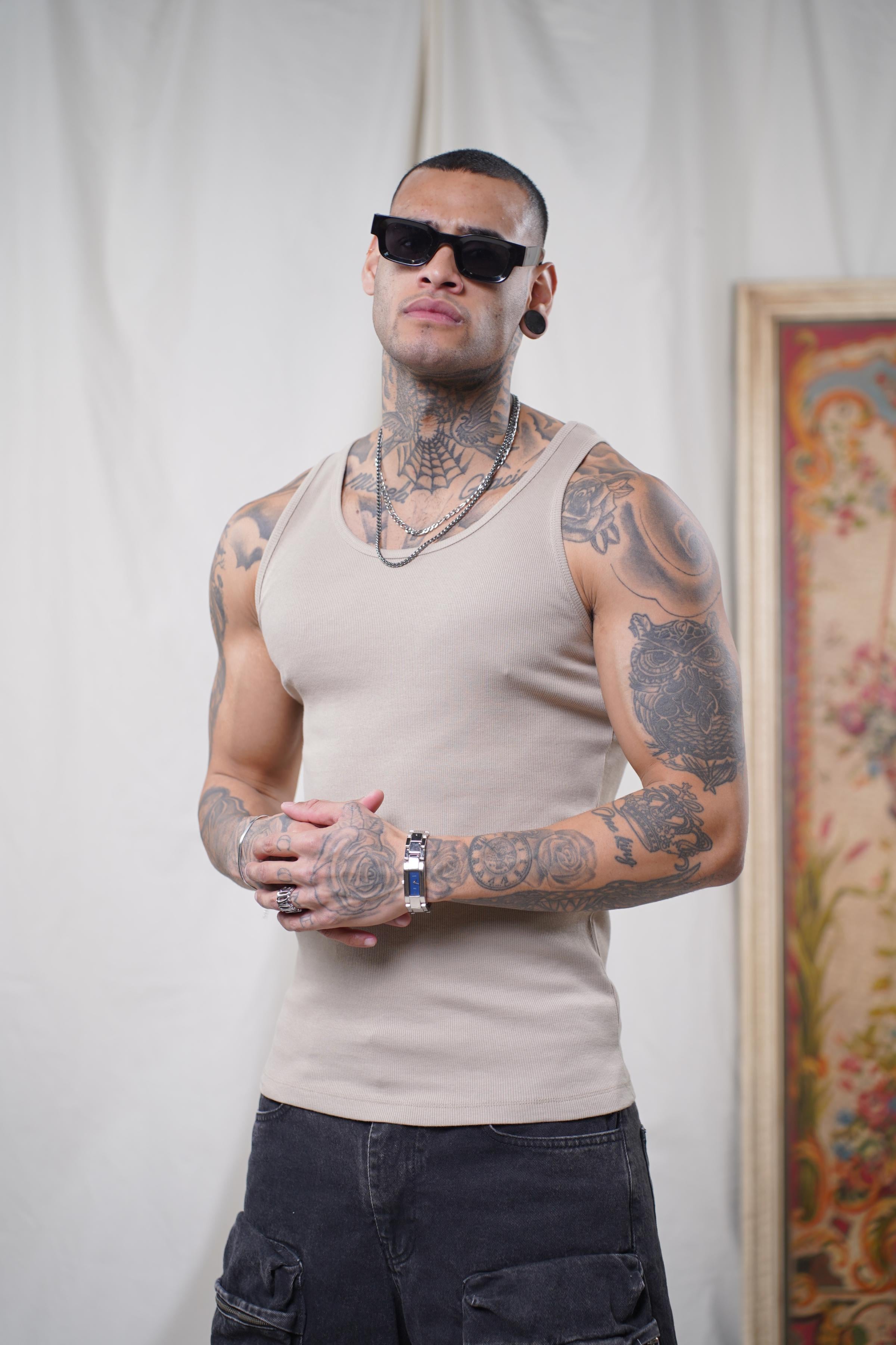 Slim Fit Kaşkorseli Esnek Düz  Erkek Sporcu Atlet