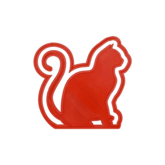 3D KİTAP AYRACI – KEDİCİK TURUNCU