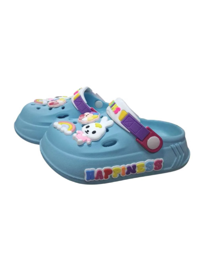 Calx Kız Bebek-Çocuk Tavşan Figürlü Kaydırmaz Taban Terlik Sandalet BNT9047