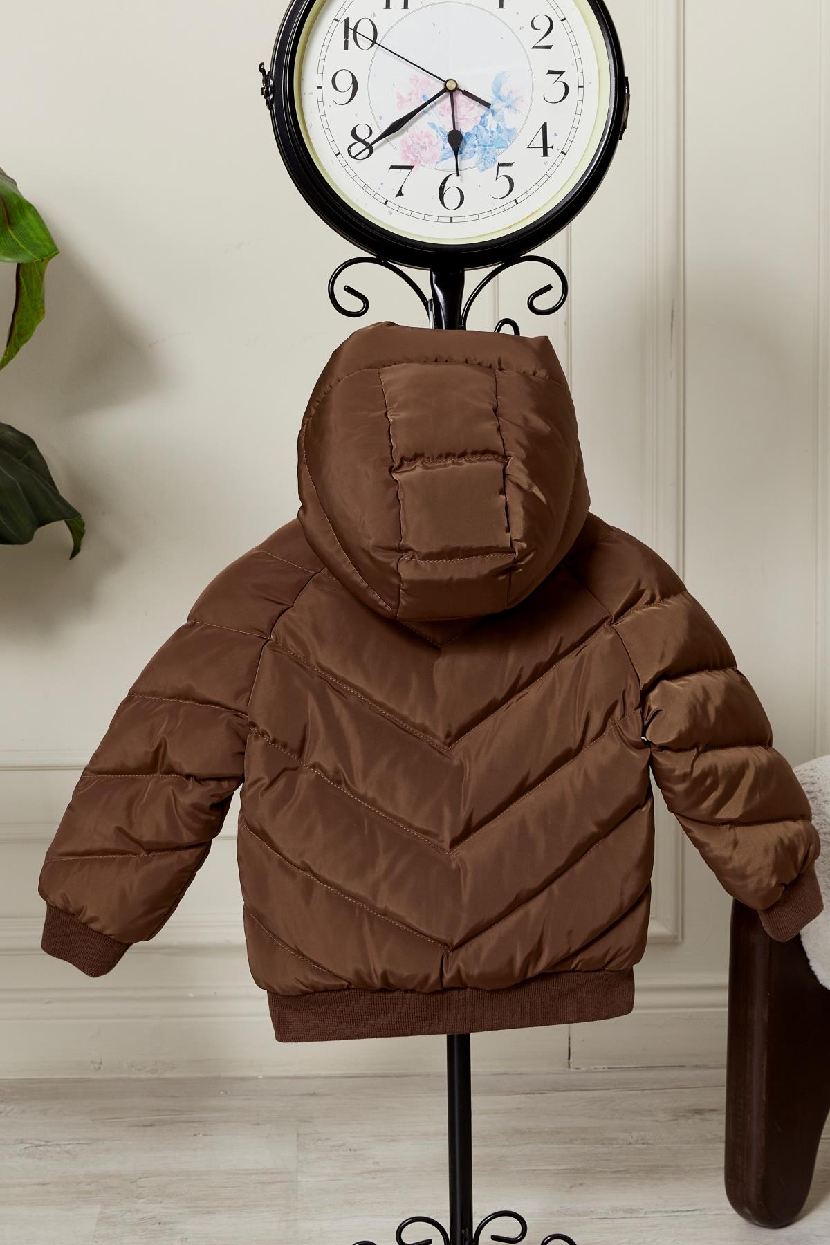 Erkek Bebek Kapüşonlu Kışlık Mont 51332
