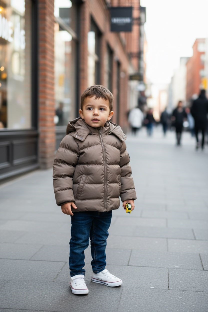 Erkek Bebek Şişme Mont 51374