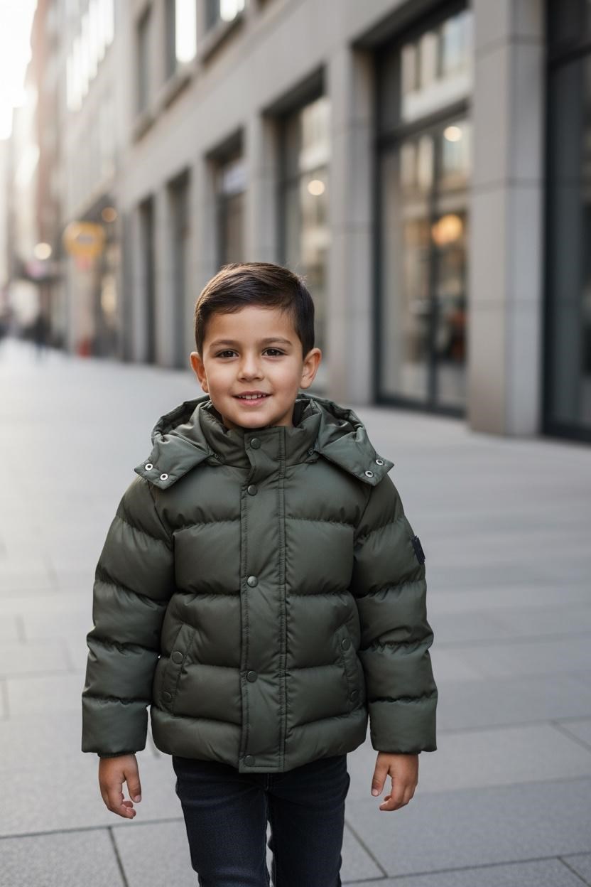 Erkek Bebek Şişme Mont 51374