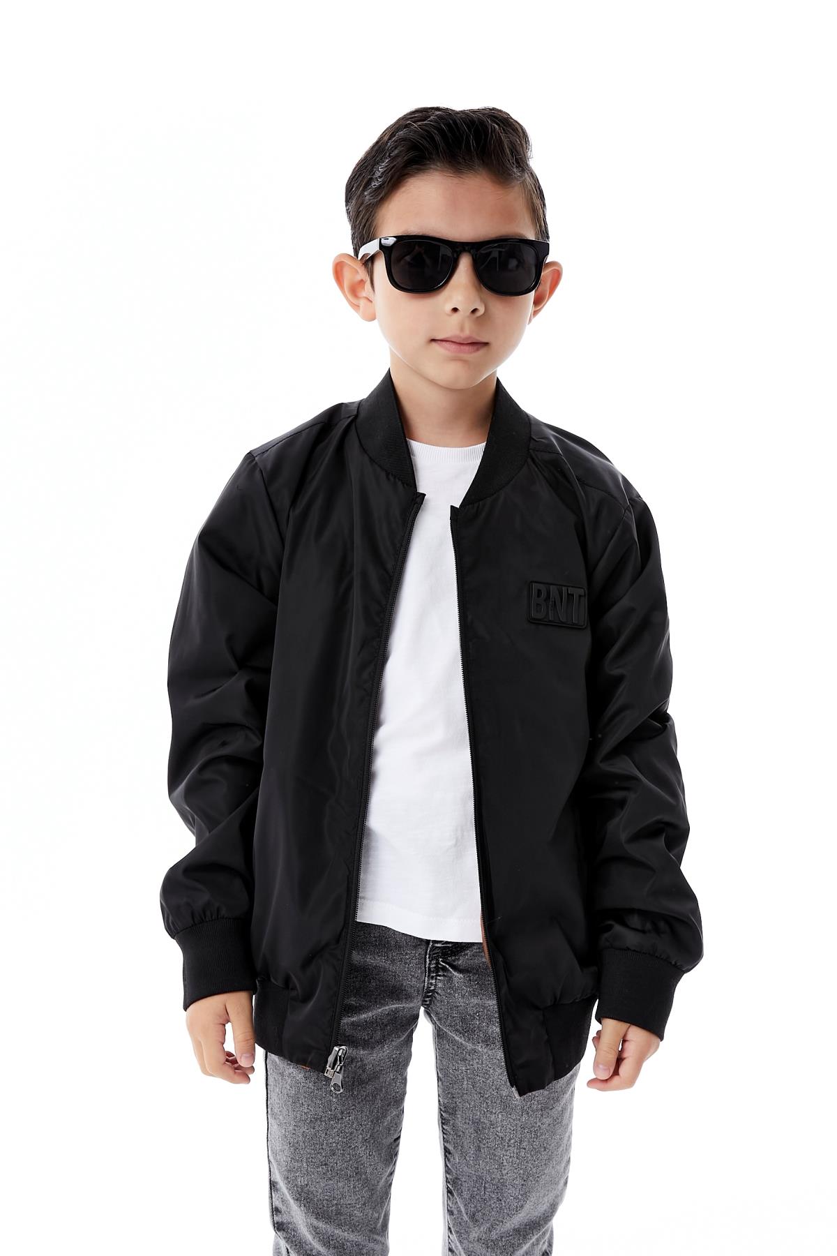Erkek Çocuk Kapüşonlu Çift Taraflı Mevsimlik Yağmurluk 51364