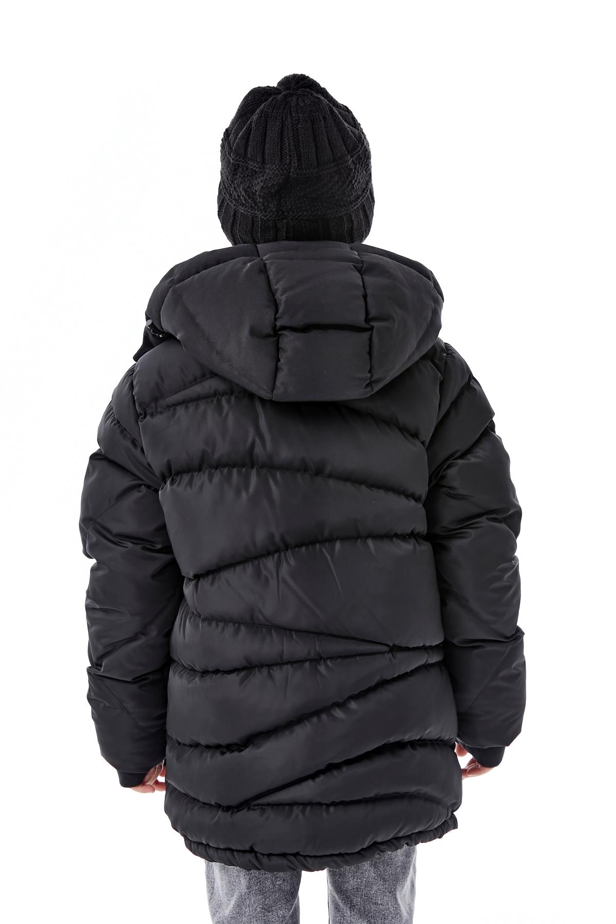 Erkek Çocuk Kapüşonlu Kalın Kışlık Mont 51335