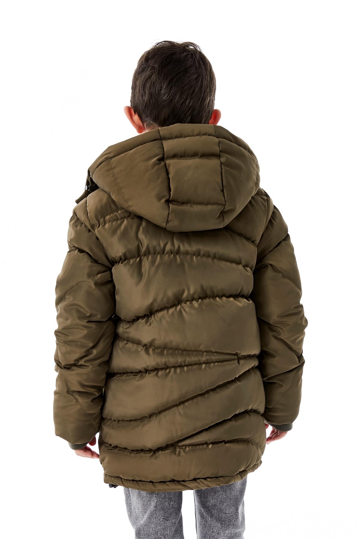 Erkek Çocuk Kapüşonlu Kalın Kışlık Mont 51335