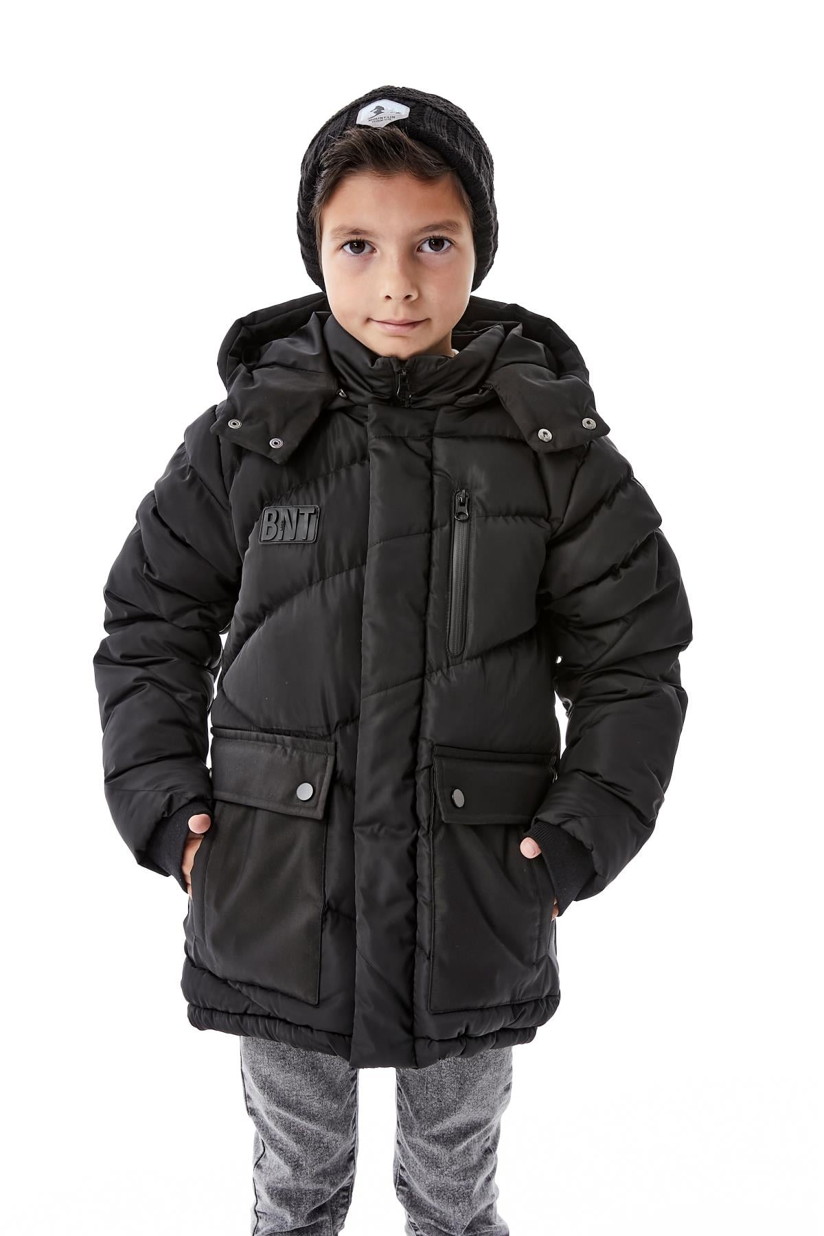 Erkek Çocuk Kapüşonlu Kalın Kışlık Mont 51335