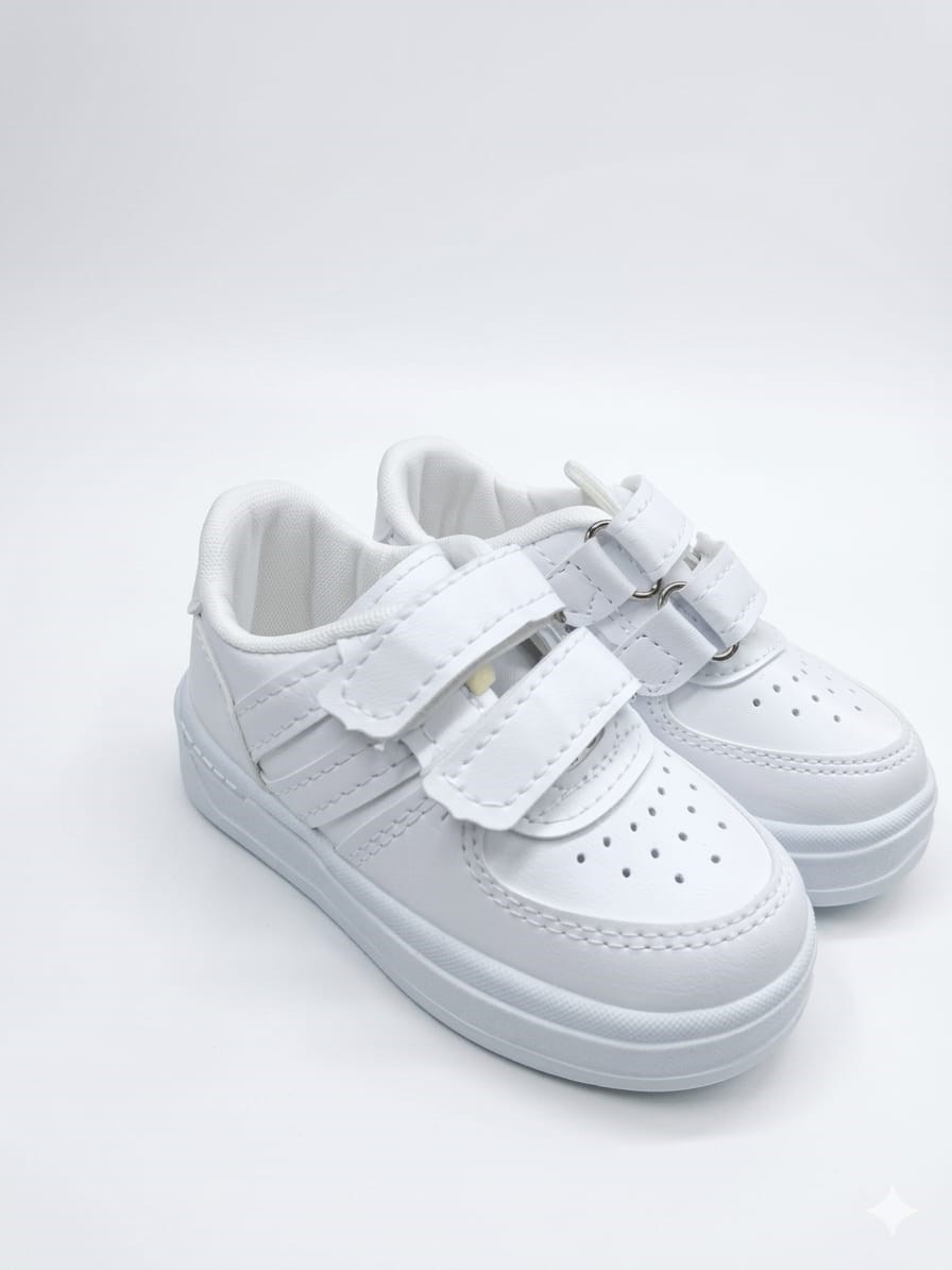 Günlük Unisex Çocuk Cırtlı Işıklı Spor Ayakkabı BNT208