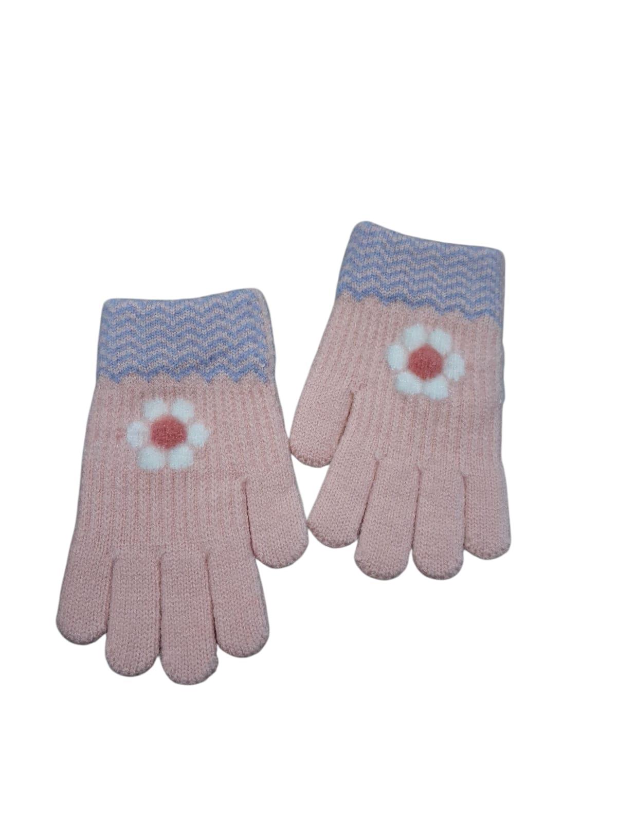 Kitti 4-8 Yaş Kız Çocuk Yumuşak Sevimli Eldiven
