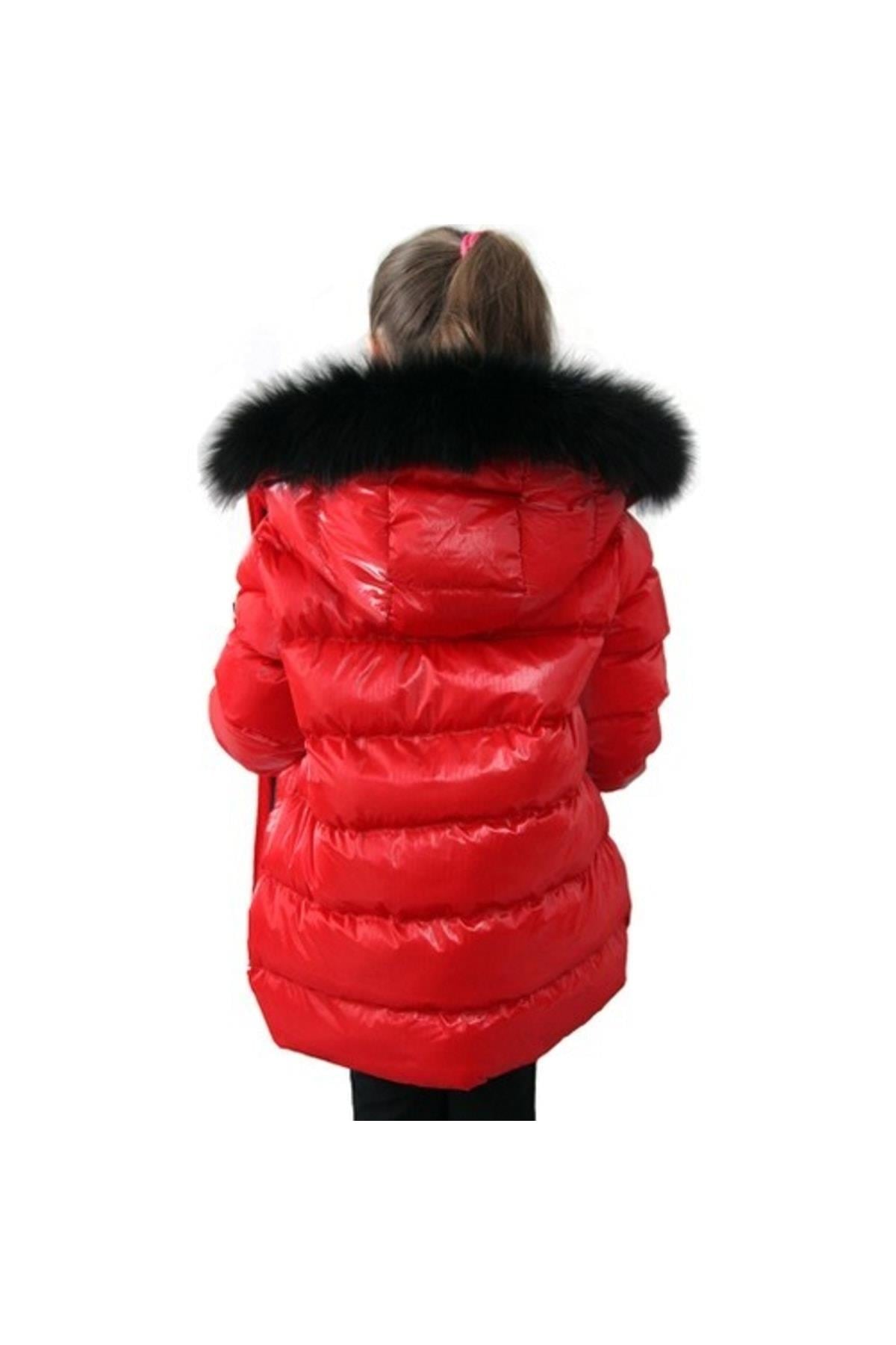 Kız Çocuk Naturel Kürklü Mont 51220