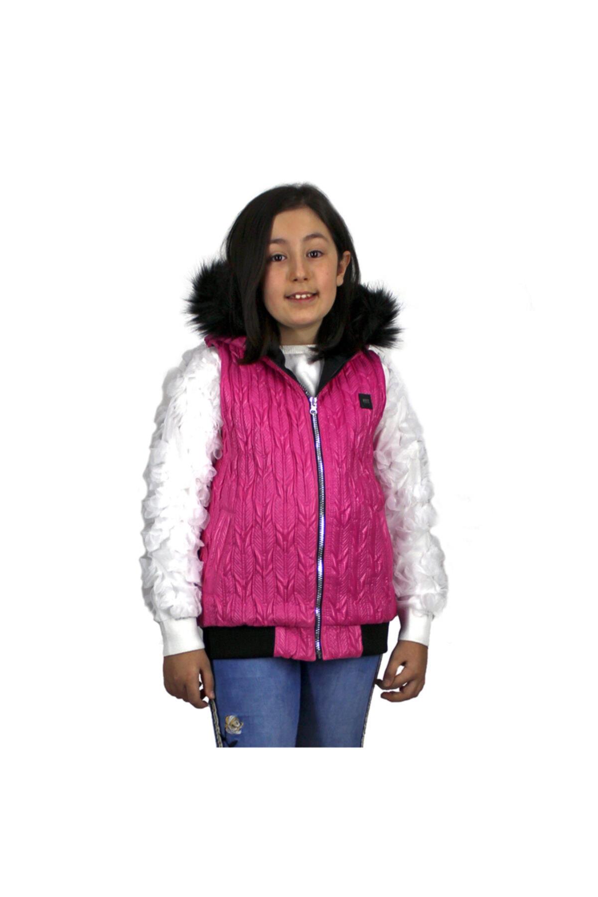 Kız Çocuk Pembe Yelek 51240p